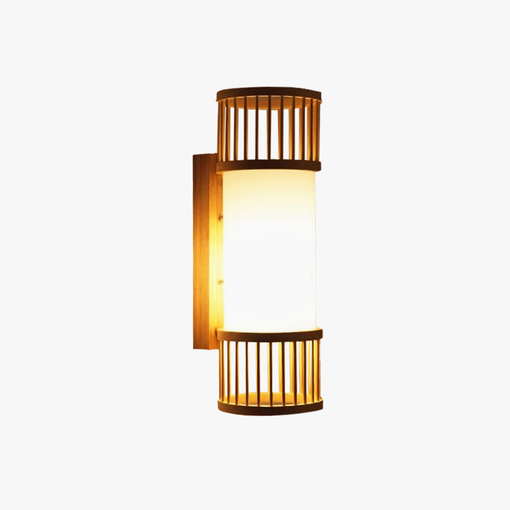 Ozawa Moderne Design LED Wandlamp Rustiek Rotan Weven Woon/Eet/Slaapkamer