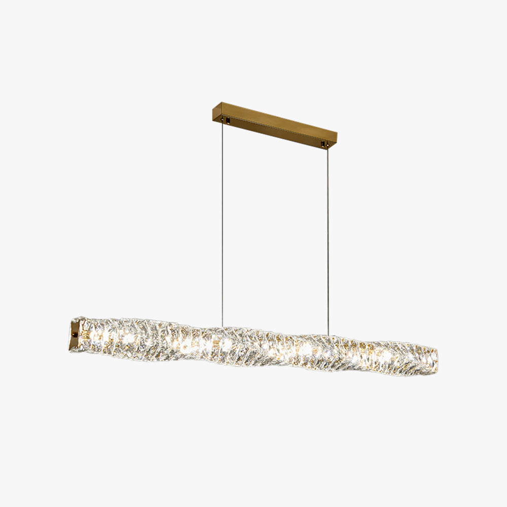 Kristy Mderne Cilindrisch LED Hanglamp Metaal/Crystal Goud/Silver Slaap/Woon/Eetkamer