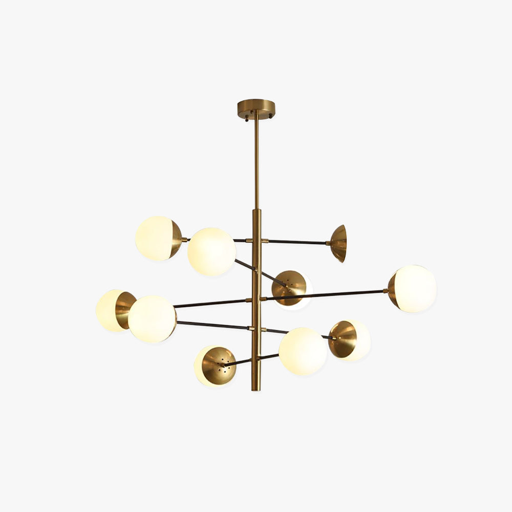 Valentina Moderne Design LED Nordic Hanglamp Multi Globe Metaal/Glas Goud Woon/Slaapkamer