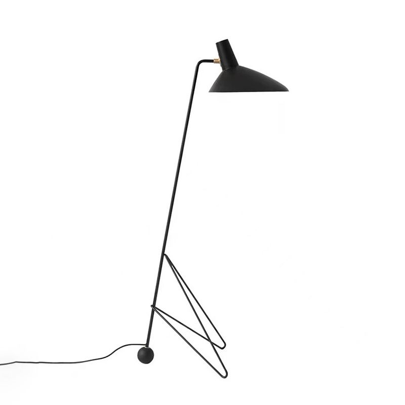 Salgado Moderne Design Minimalistische Geometrische Vloerlamp Zwart Driepoot Metalen Eetkamer/Woonkamer