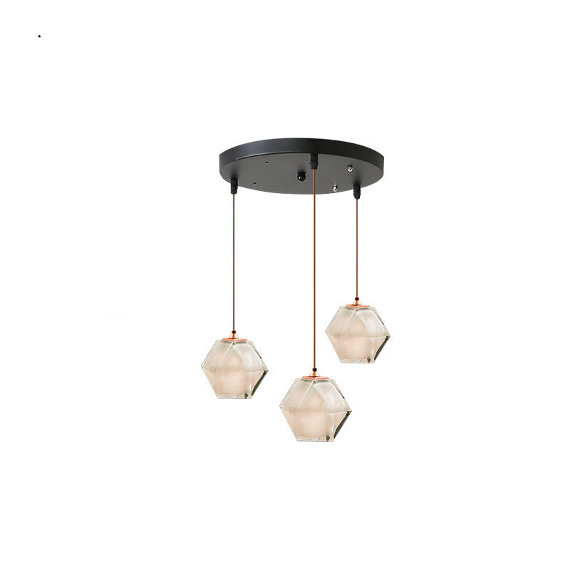 Hailie Polyhedron LED Hanglamp Metaal Glas Slaapkamer Eetkamer