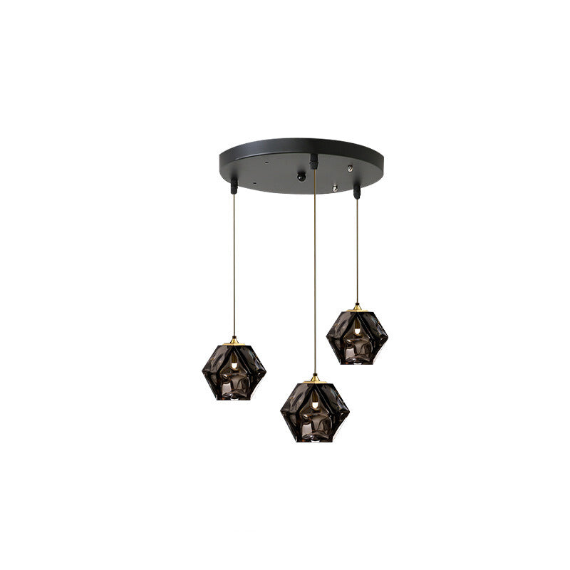 Hailie Polyhedron LED Hanglamp Metaal Glas Slaapkamer Eetkamer