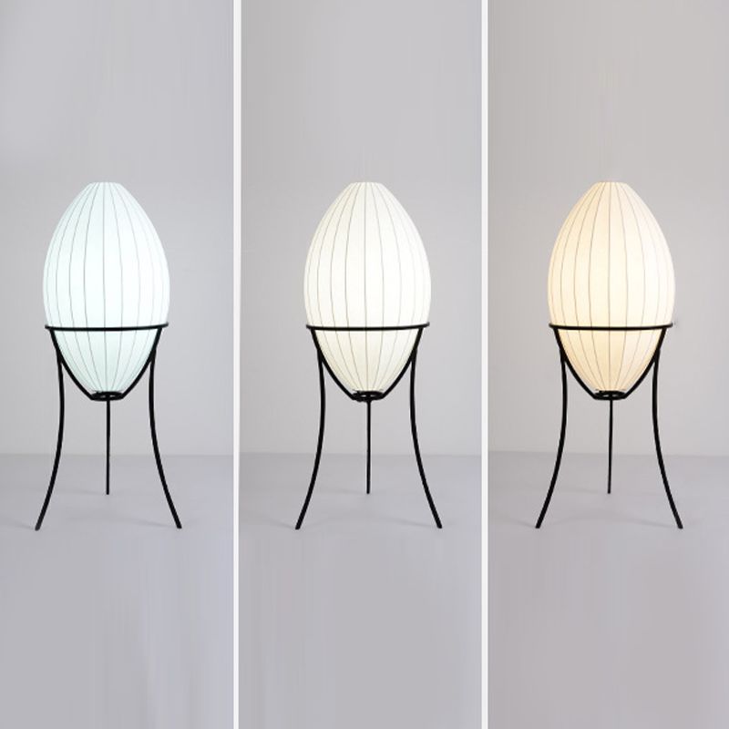 Renée Moderne Design LED Ei-vormige Vloerlamp Stof/Metaal Woonkamer/Slaapkamer