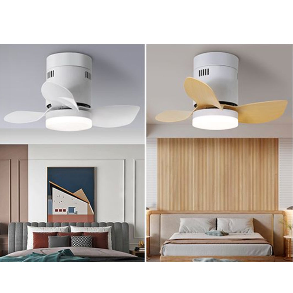 Walters Moderne Design LED Plafondventilator met Lamp Metaal/Acryl Wit Woonkamer/Eetkamer