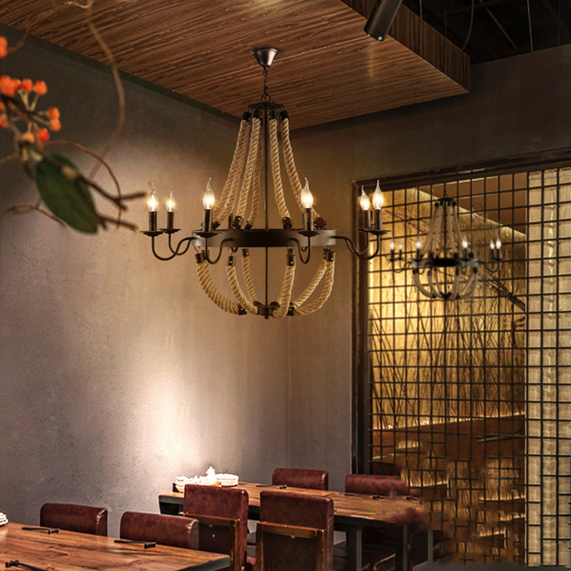 Epoch Vintage Loft Twine Hanglampen Metaal Restaurant/Bar