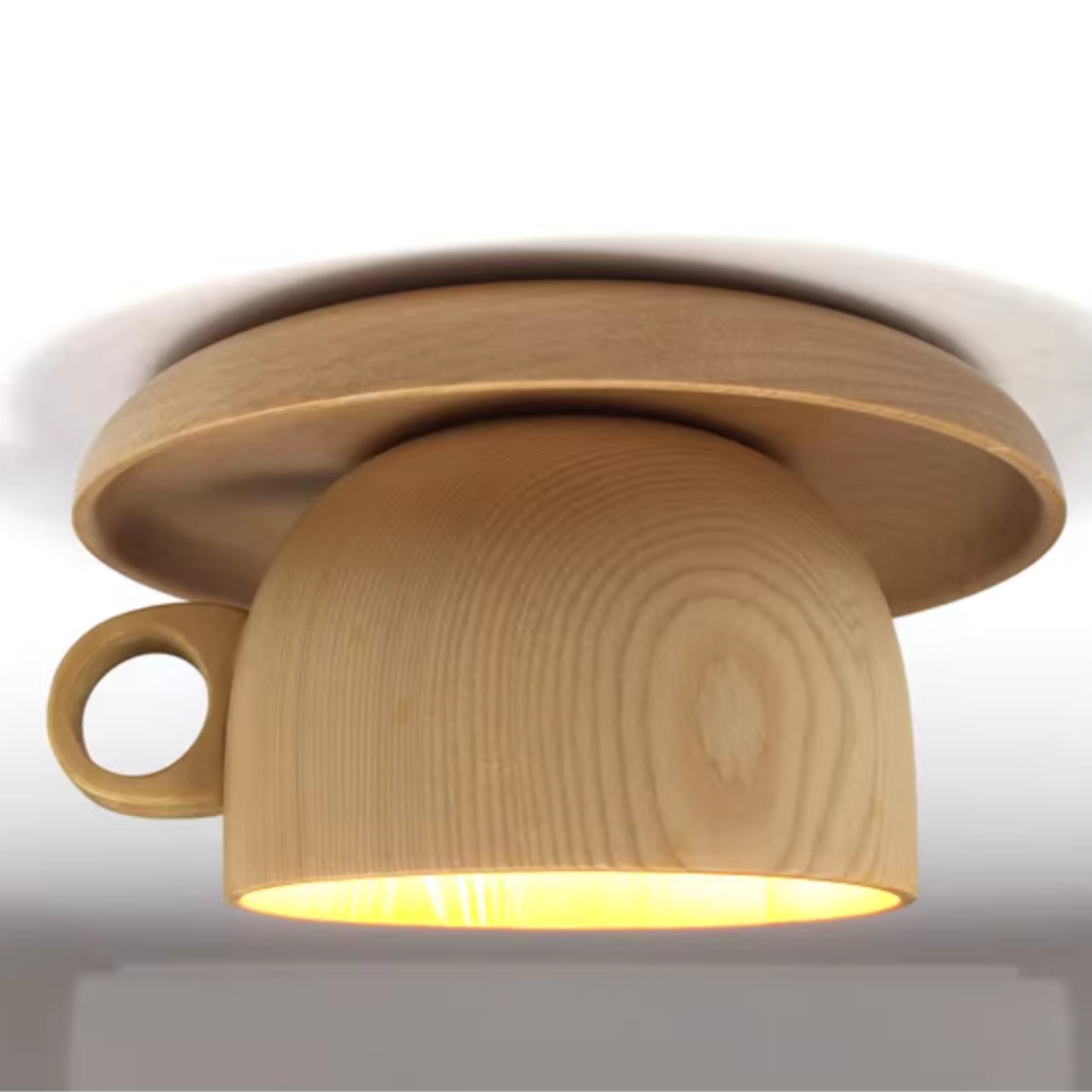 Cairns Modern Hout Kop Plafondlamp Slaapkamer