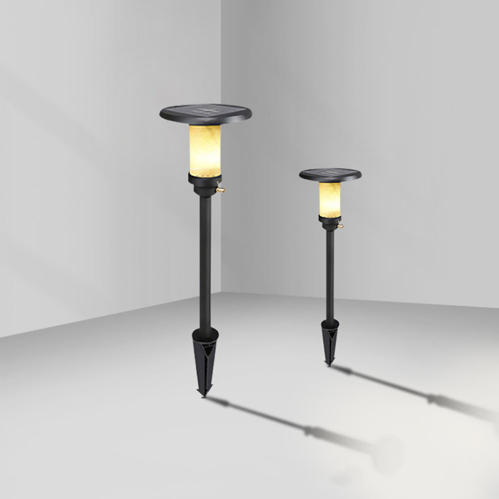 Pena Moderne Design LED Buitenlamp Metaal/Steen Zwart Buiten