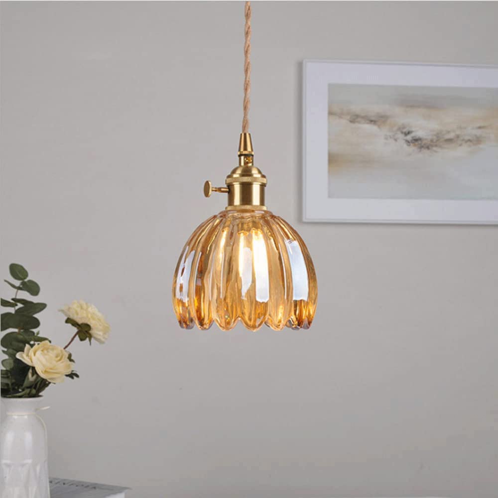 Hailie Retro LED Hanglampen Amber/Wit/Bruin Glas/Metaal Woonkamer