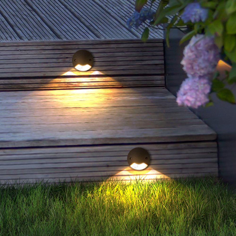 Pena Cilindrisch LED Buitenlamp Zwart Metaal Tuin/Stoeprand