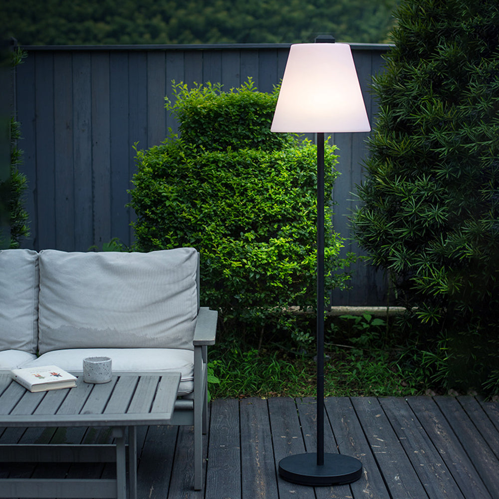 Eryn Moderne LED Buitenlamp Zonne Metaal/Acryl Wit/Zwart Tuin/Stoeprand/Balkon