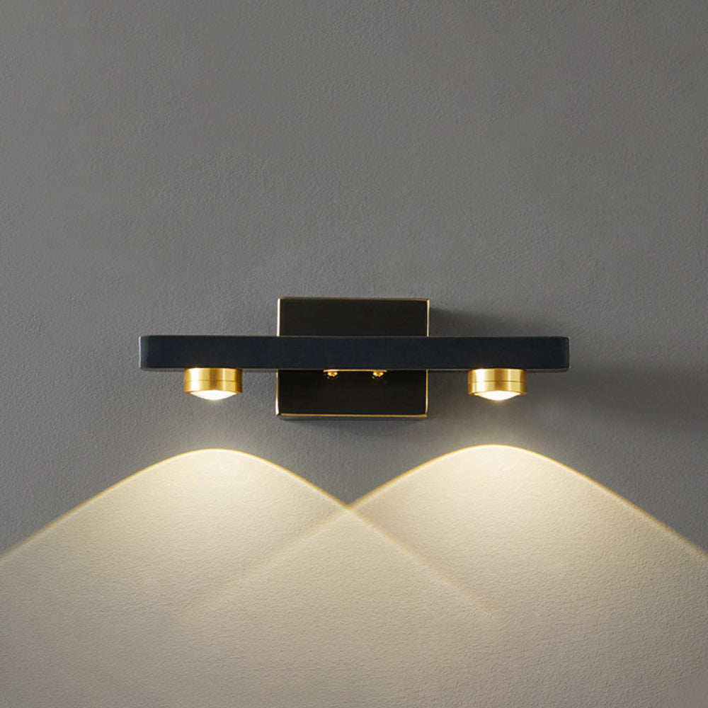 Freja Moderne Design LED Liner Eenvoudige Wandlamp Spiegel Zwart/Goud Bad/Slaapkamer