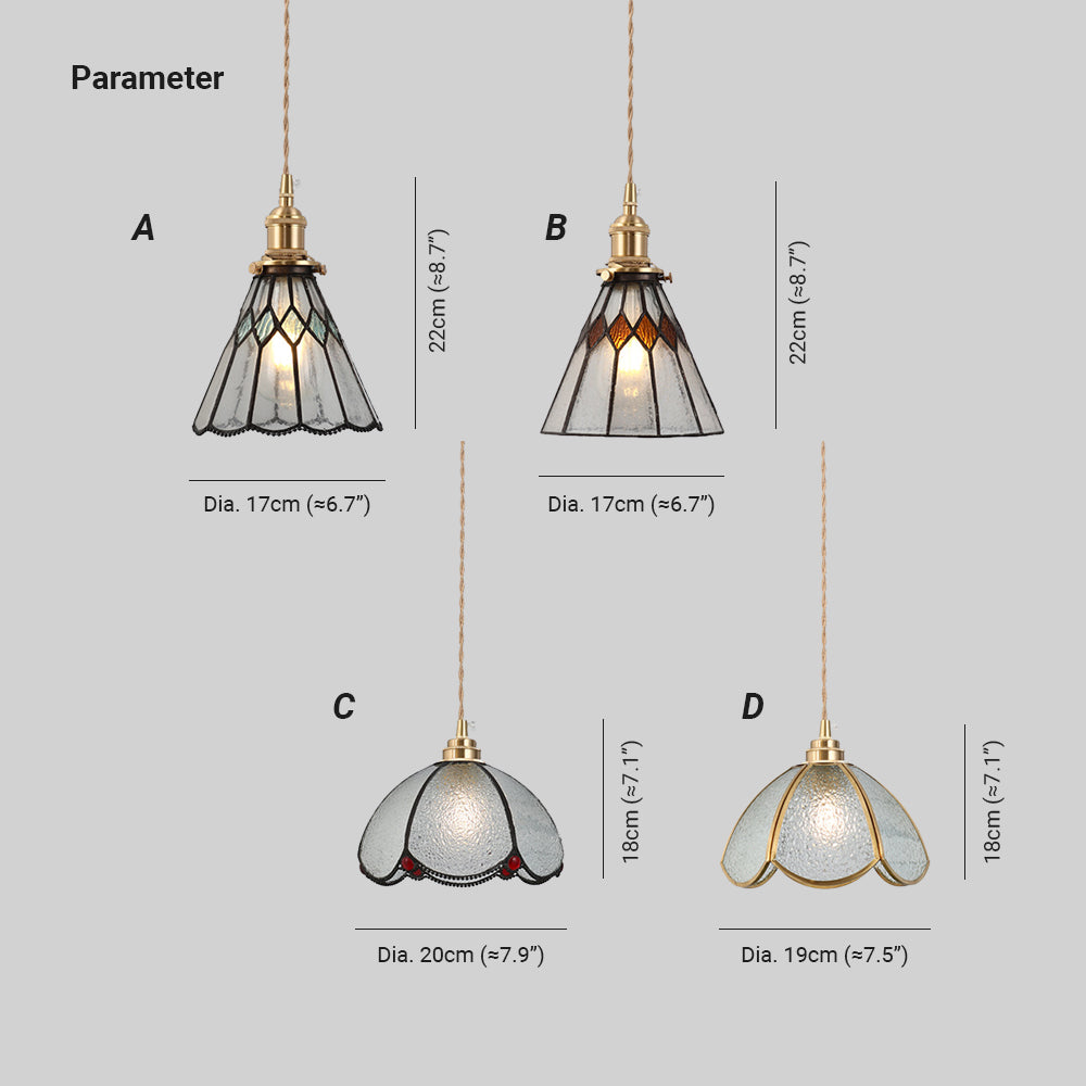 Hailie Vintage LED Hanglampen Glas Woonkamer/Slaapkamer/Eetkamer