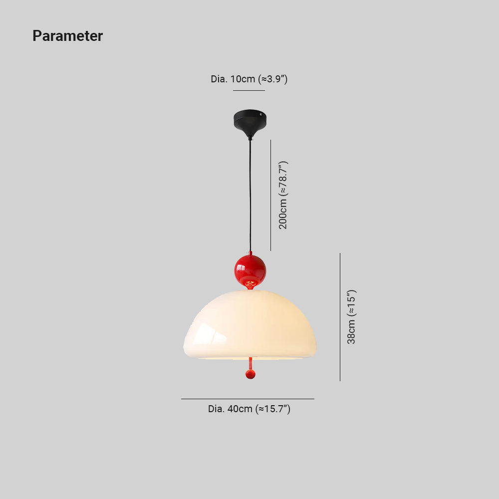 Morandi Modern Hanglampen Wit Metaal Glas Slaapkamer Woonkamer Hal