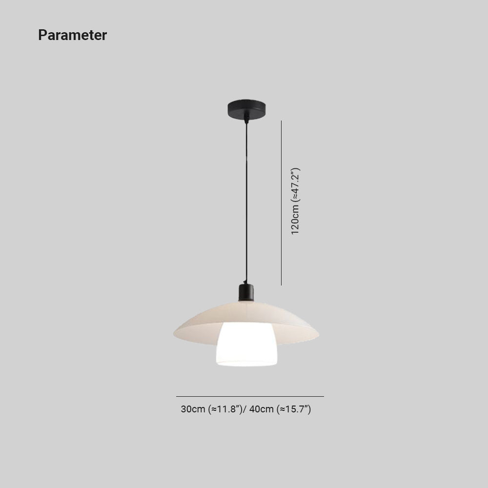 Carins Moderne LED Hanglamp Kap Metaal/Glas Wit Slaap/Woon/Eetkamer