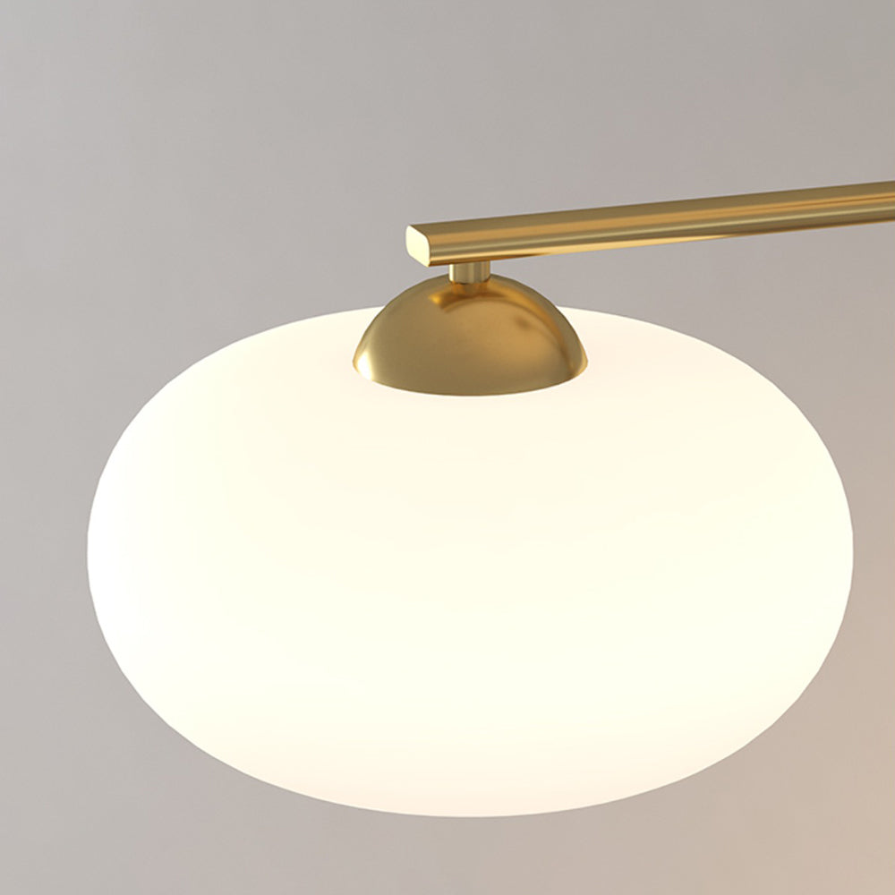 Hailie Moderne Bol LED Hanglamp Metaal/Glas Silver/Goud Slaap/Woon/Eetkamer