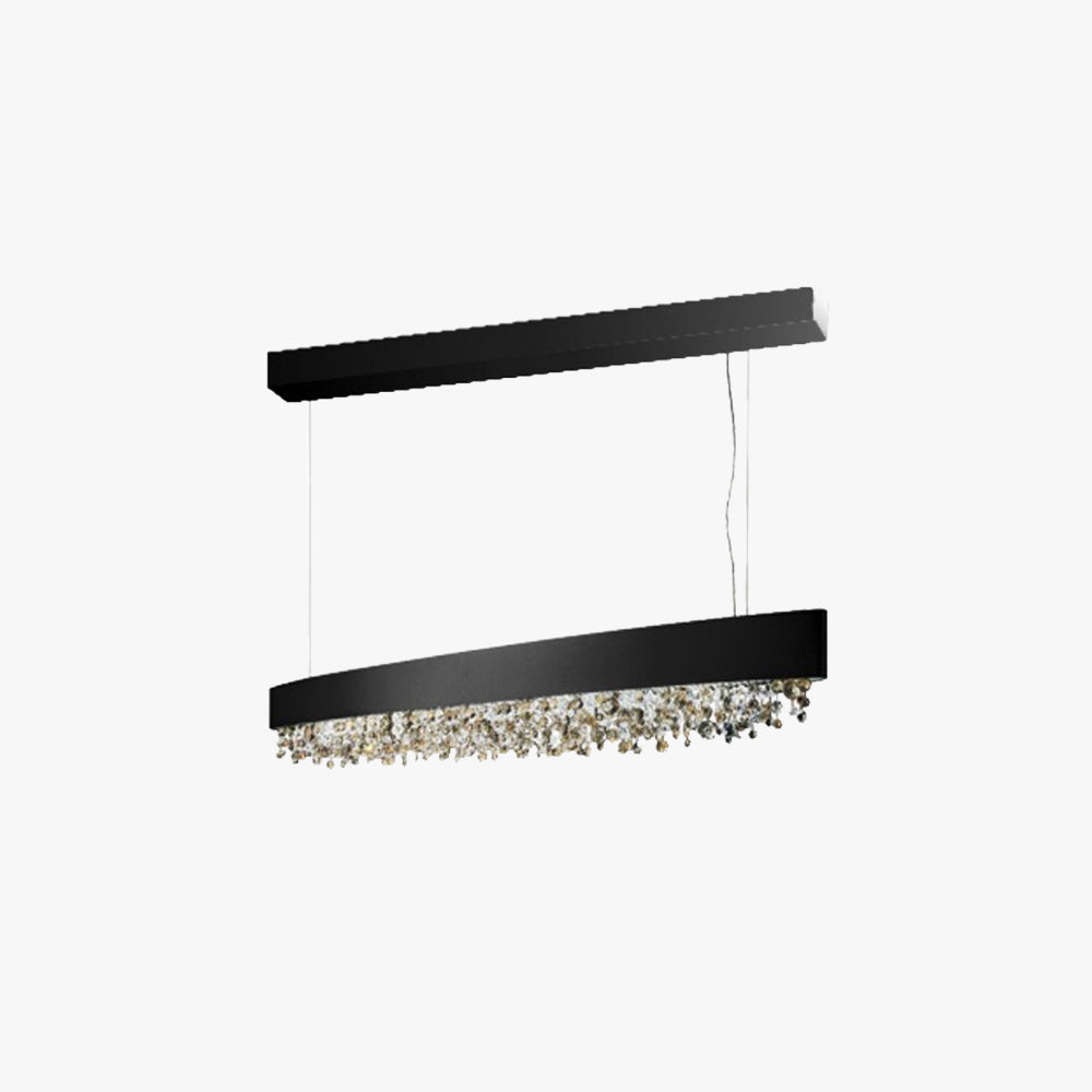 Marilyn Moderne Crystal Hanglamp Zwart/Wit/Bruin/Goud Keuken