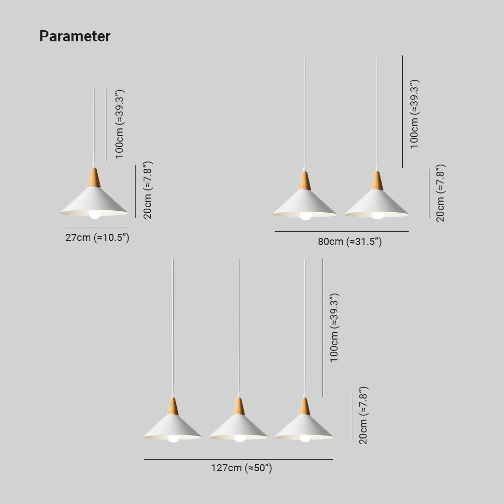 Morandi Design Hanglamp Metaal Inheemse Hout Eetkamer