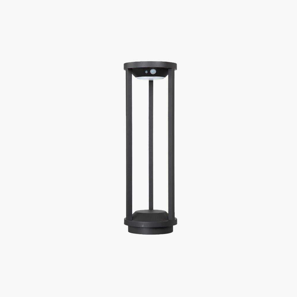 Pena Moderne LED Buitenlamp Zwart Metaal Tuin/Stoeprand/Balkon