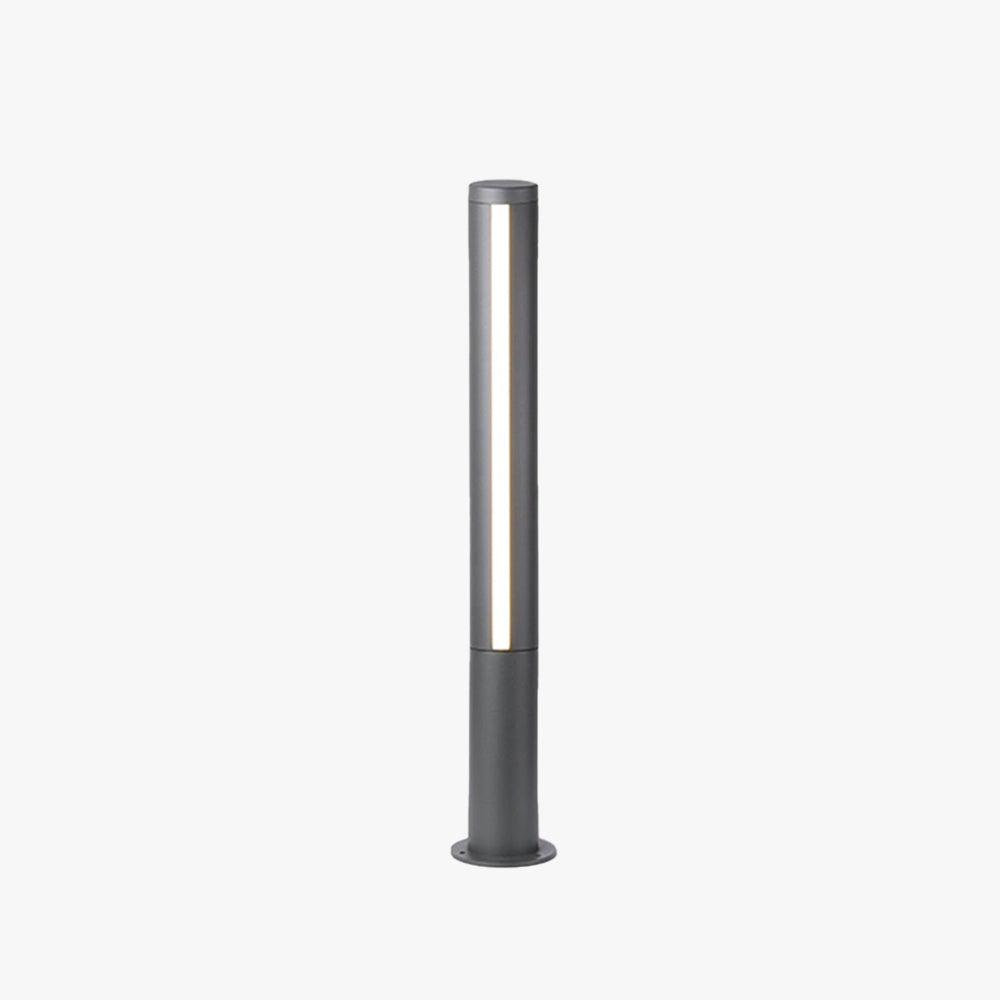 Pena Moderne Cilinder LED Buitenlamp Metaal/Acryl Zwart Tuin/Stoeprand/Balkon