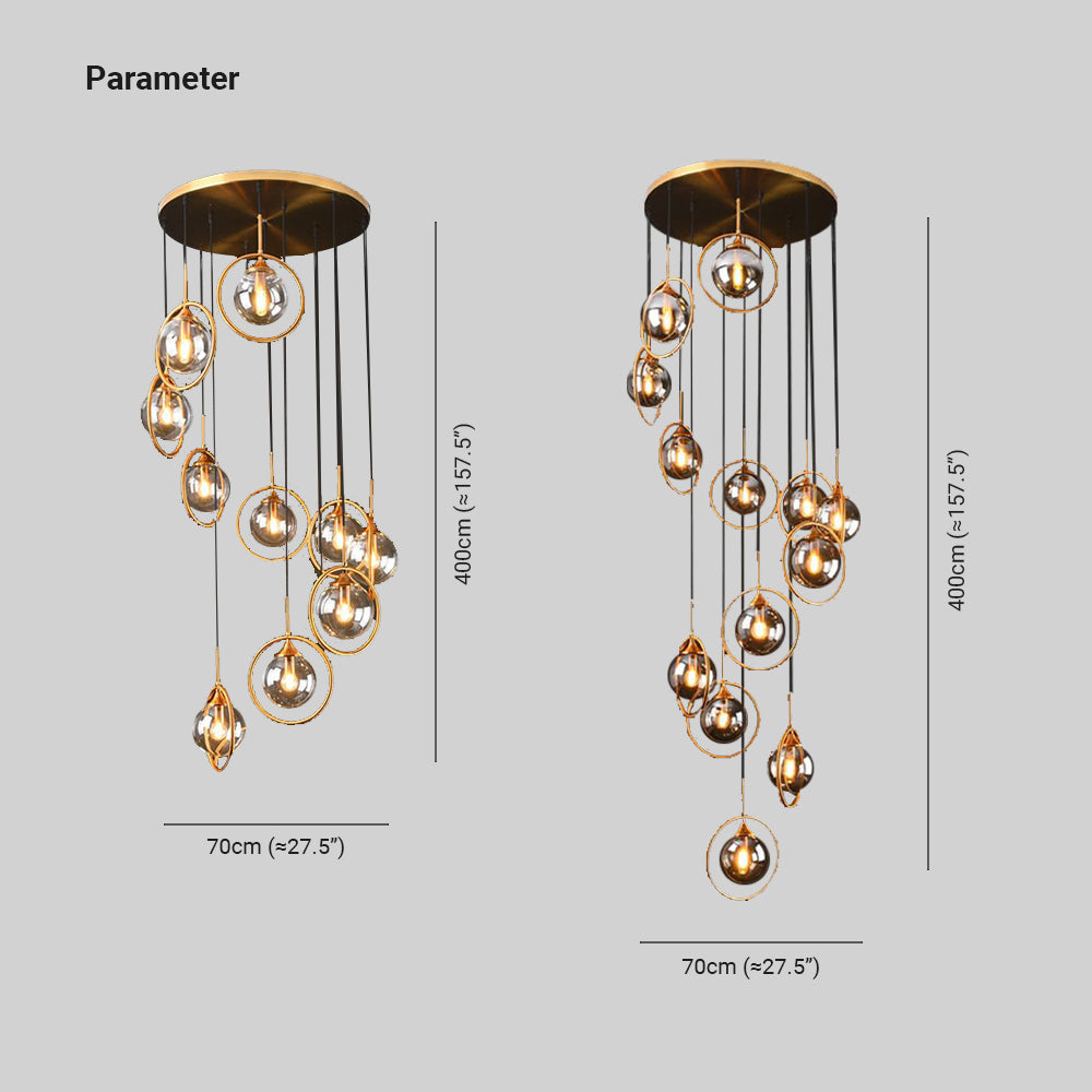 Hailie Moderne Design LED Kroonluchter Metaal Goud Woonkamer