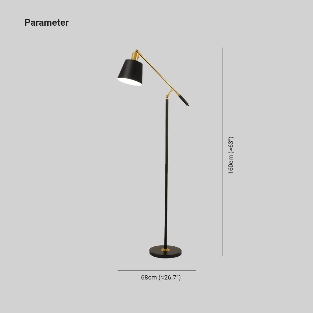 Salgado Design LED Vloerlampen Zwart Metaal Slaapkamer Woonkamer
