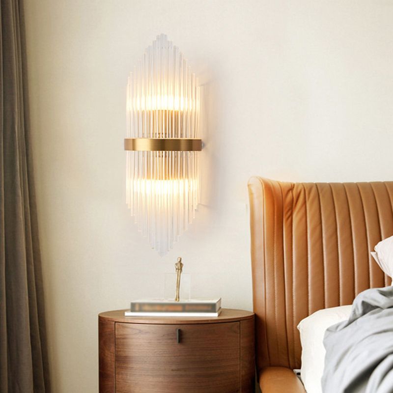 Kristy Luxe Design LED Wandlamp Glass Goud Slaapkamer Woonkamer