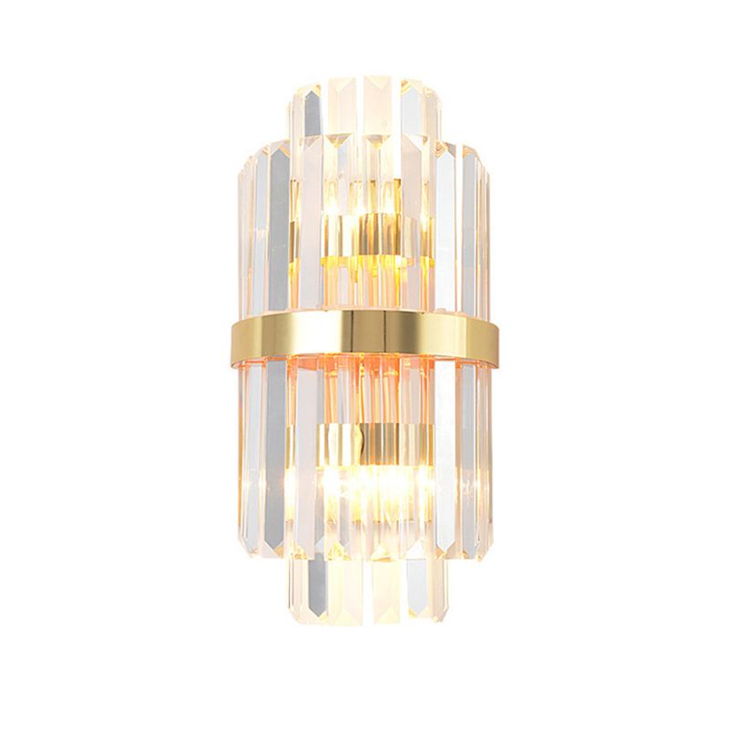 Kristy Luxe Design LED Wandlamp Glass Goud Slaapkamer Woonkamer