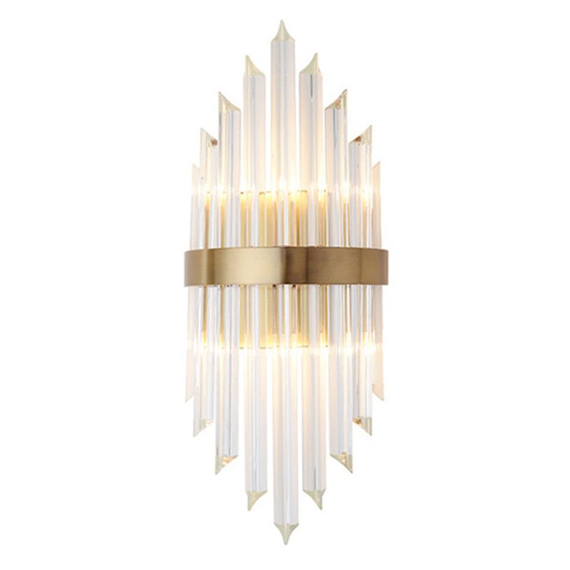 Kristy Luxe Design LED Wandlamp Glass Goud Slaapkamer Woonkamer