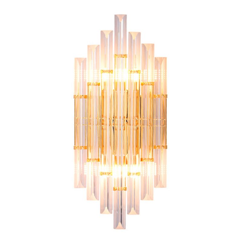 Kristy Luxe Design LED Wandlamp Glass Goud Slaapkamer Woonkamer