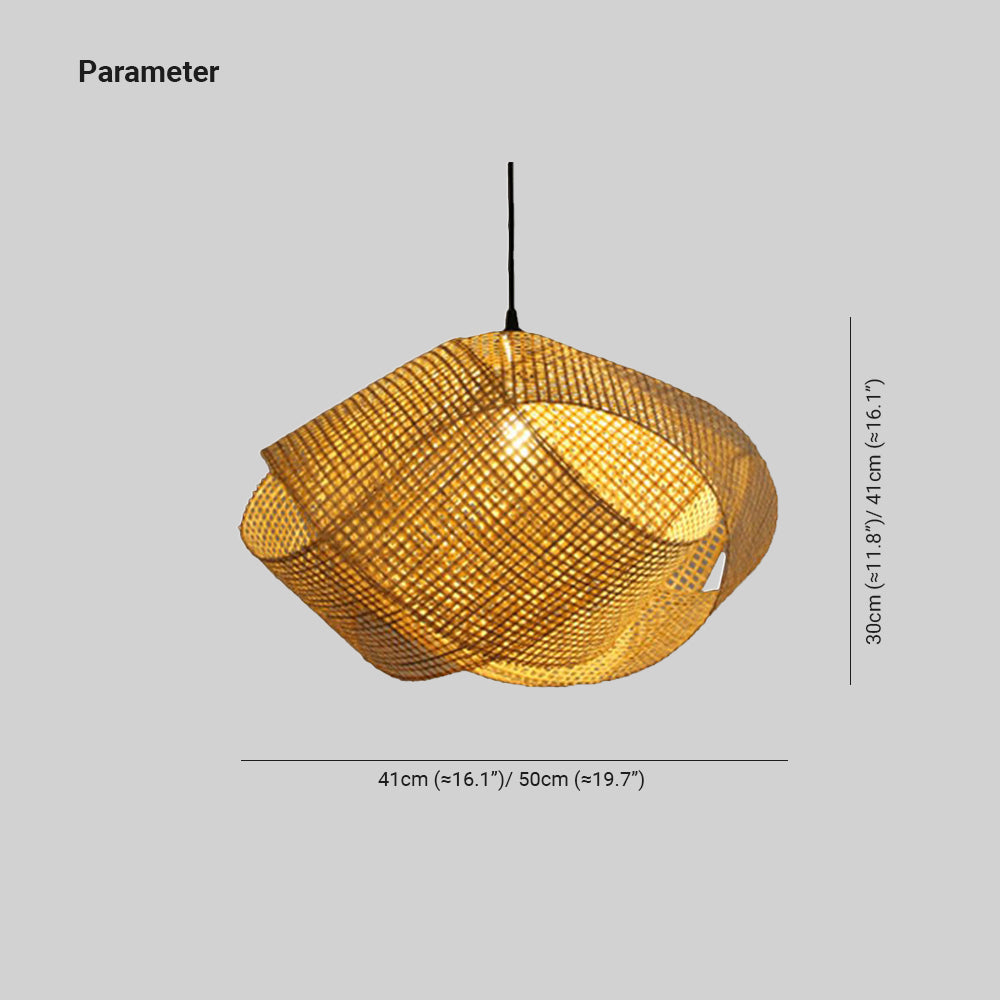 Ritta Moderne Design LED Hanglampen Bamboo Slaapkamer Woonkame