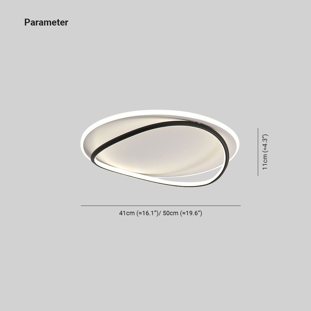 Quinn Minimalistische Ring Modernom Plafondlamp