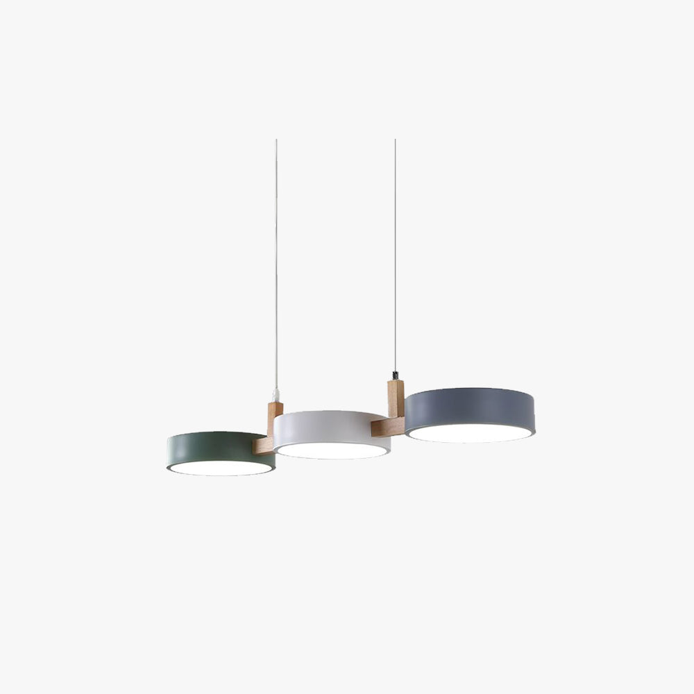 Morandi Moderne Design LED Hanglamp Metaal Hout Woonkamer Keuken