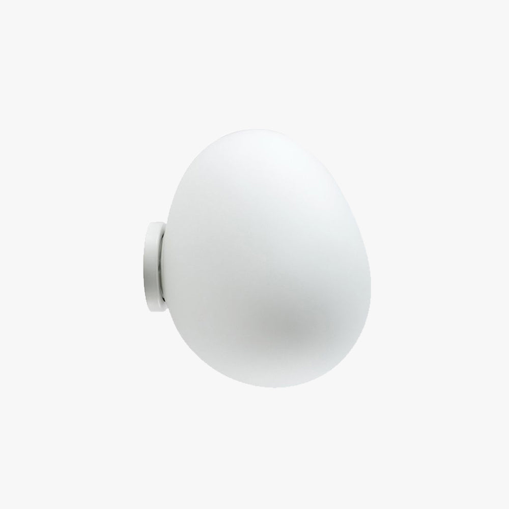 Valentina Design Elliptische LED Wandlamp Metaal/Glas Wit Slaap/Woon/Badkamer