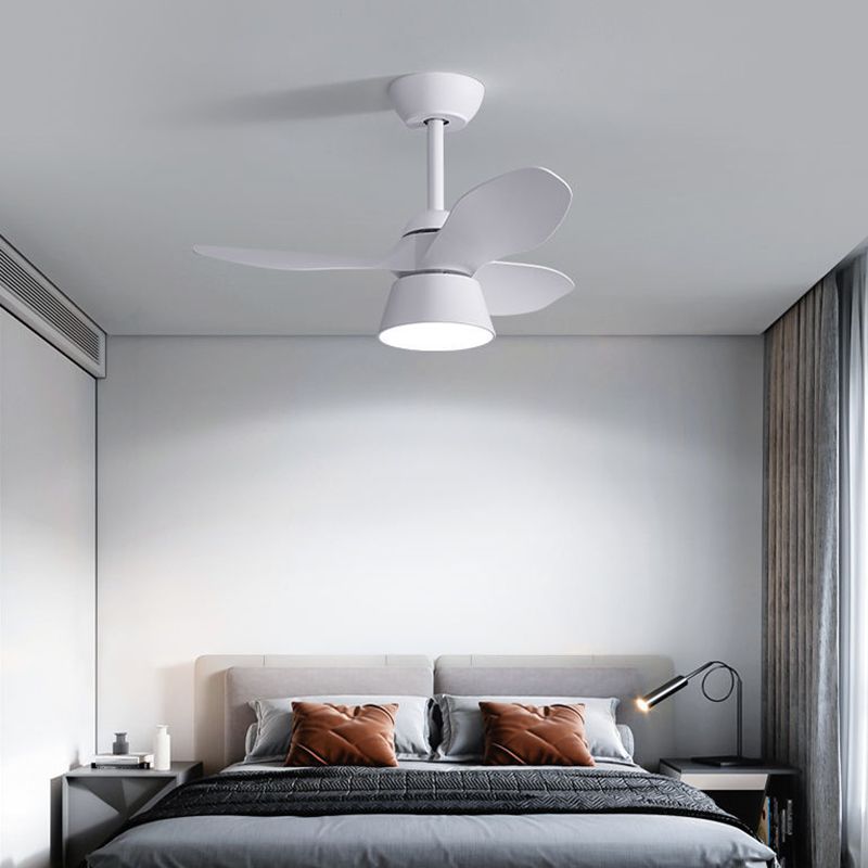 Walters Moderne Plafondventilator met Lamp Metaal/Acryl Zwart/Wit/Koffie Slaap/Woon/Eetkamer
