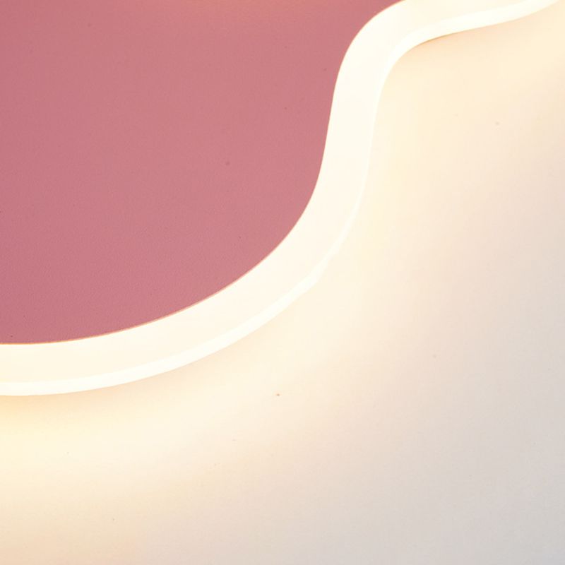 Minori Design Wolk Plafondventilator met Lamp Metaal/Acryl Blauw/Roze Slaap/Kinderkamer