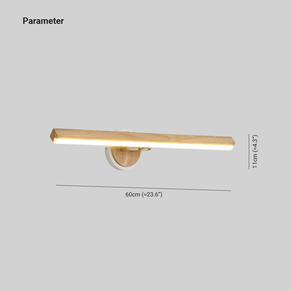 Ozawa Design Lineair Cirkel Wandlamp Houten Badk/Woonkamer