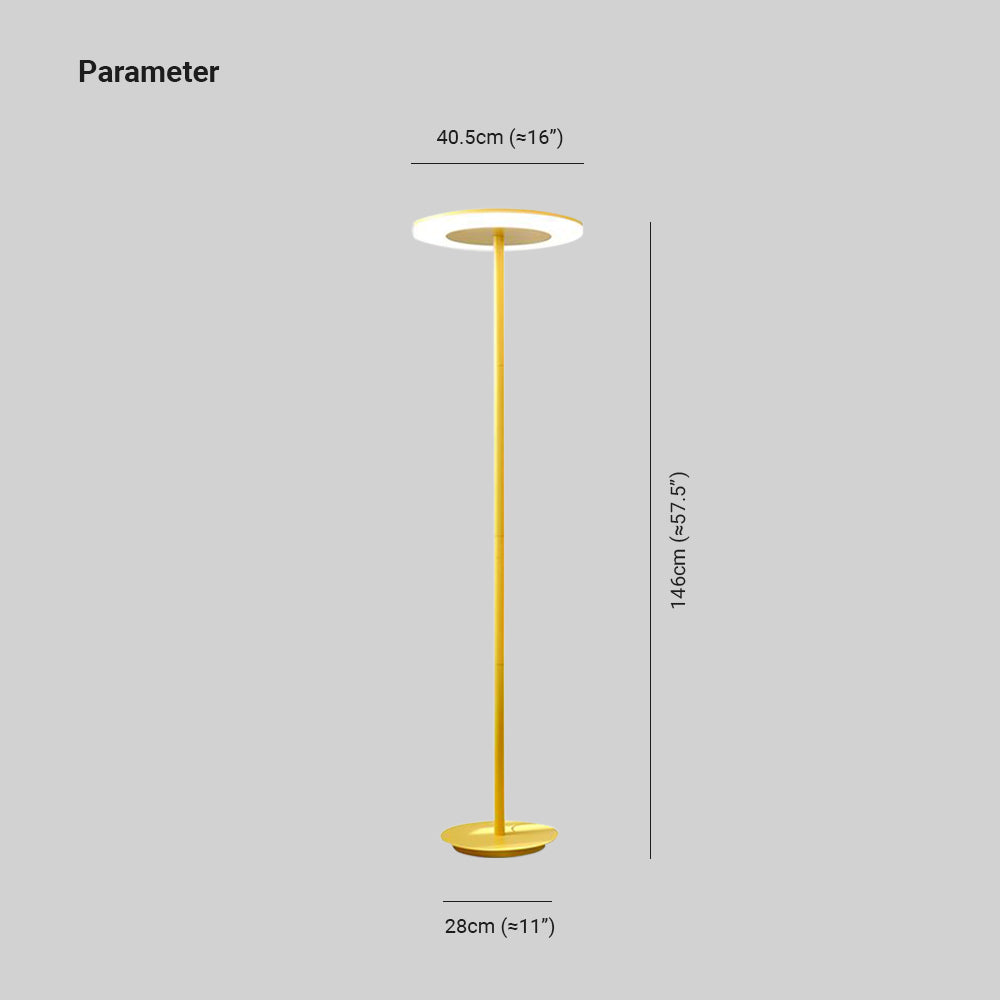 Morandi Moderne Design LED Vloerlamp Multi Kleur Metalen Schijf Slaapkamer/Woonkamer