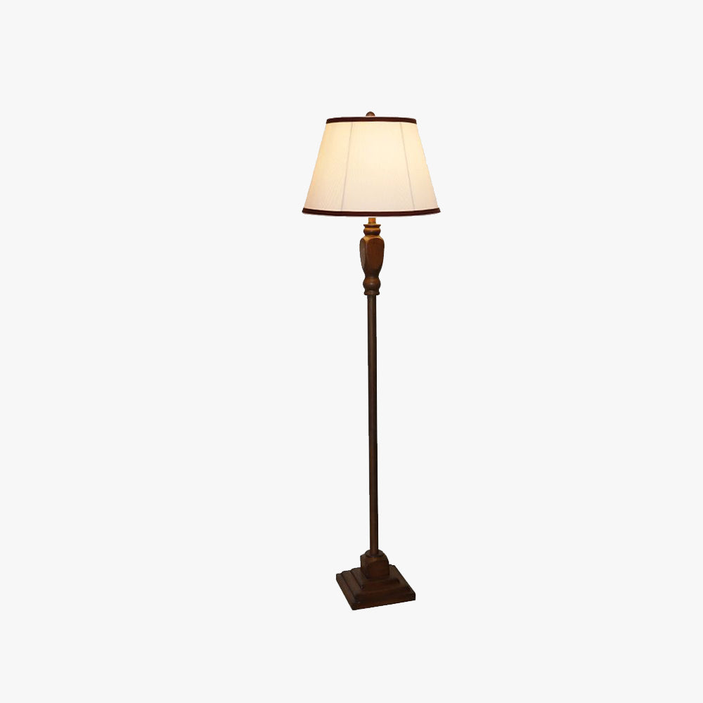 Eryn Design LED Vloerlamp Metaal/Stof Beige/Khaki Slaap/Woon/Eetkamer