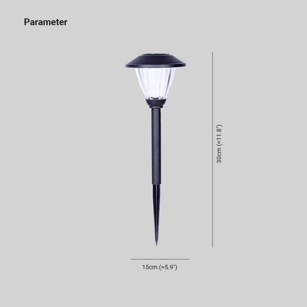 Pena Moderne LED Buitenlamp Zwart/Silver Metaal/Glas Tuin/Stoeprand/Balkon