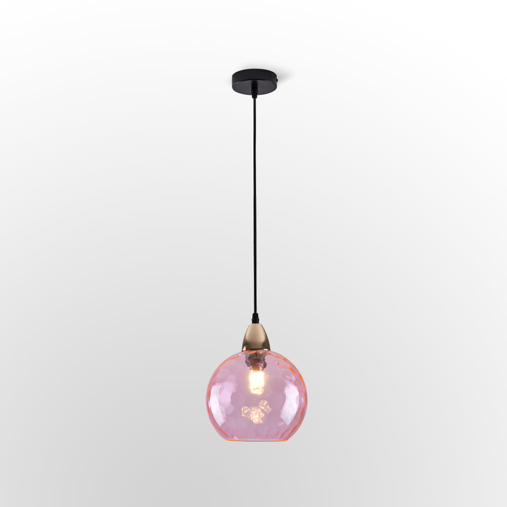 Hailie Design Grote Ronde LED Hanglampen Metaal Glas Eetkamer