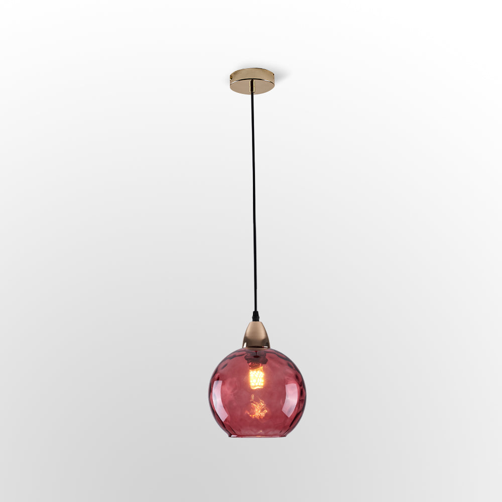 Hailie Design Grote Ronde LED Hanglampen Metaal Glas Eetkamer