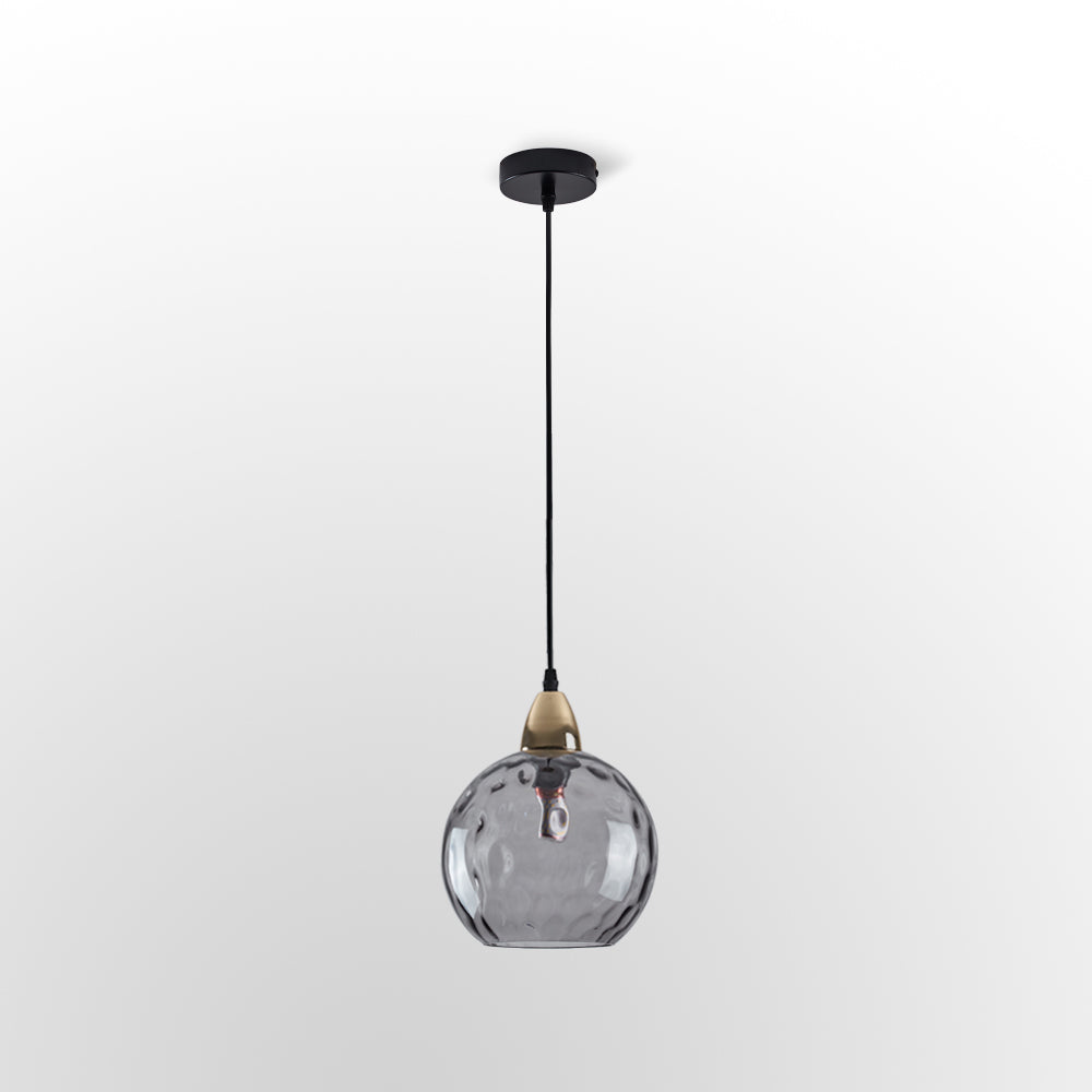 Hailie Design Grote Ronde LED Hanglampen Metaal Glas Eetkamer