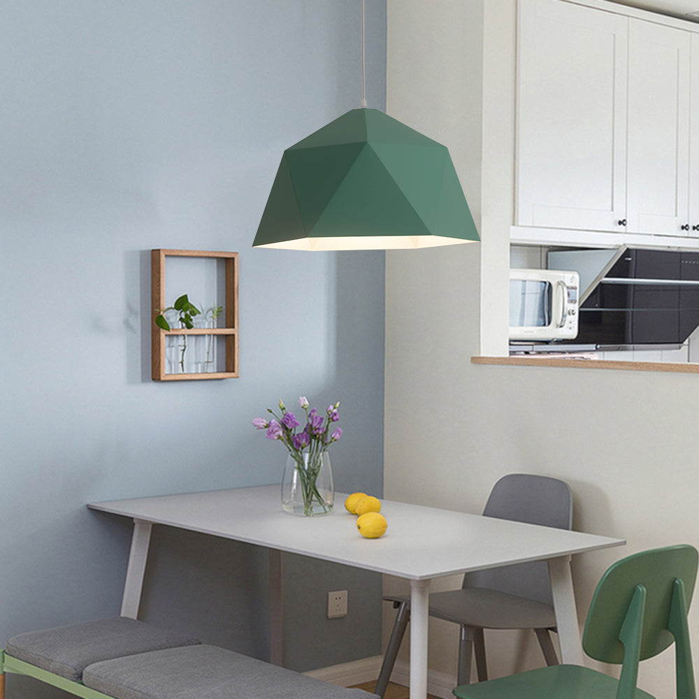 Morandi Moderne Kleine LED Hanglampen Geel Blauw Metaal Eetkamer