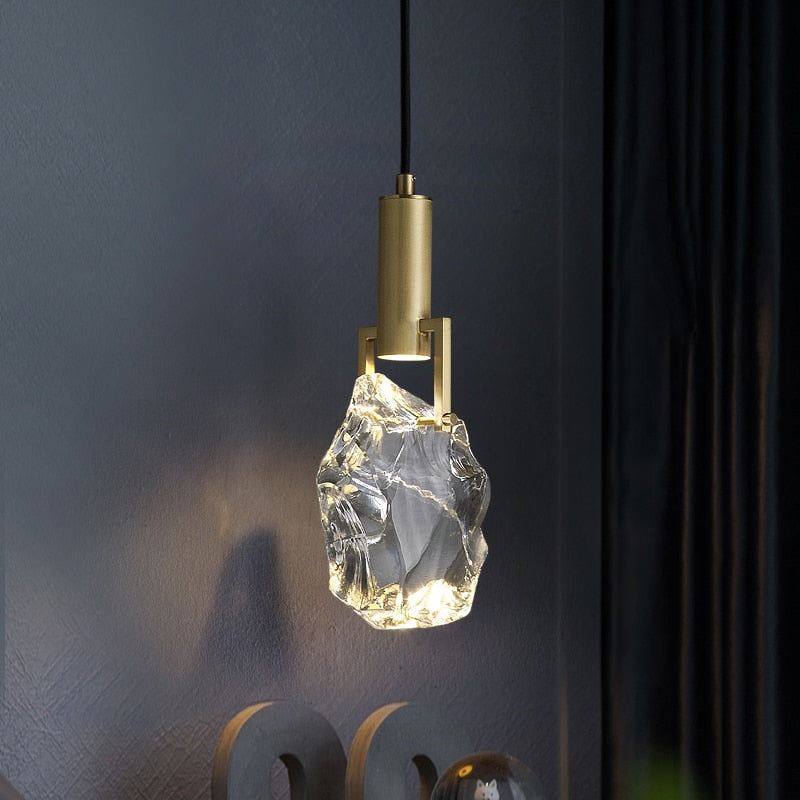 Kristy Moderne LED Crystal Hanglamp Geel Metaal/Crystal Eetkamer