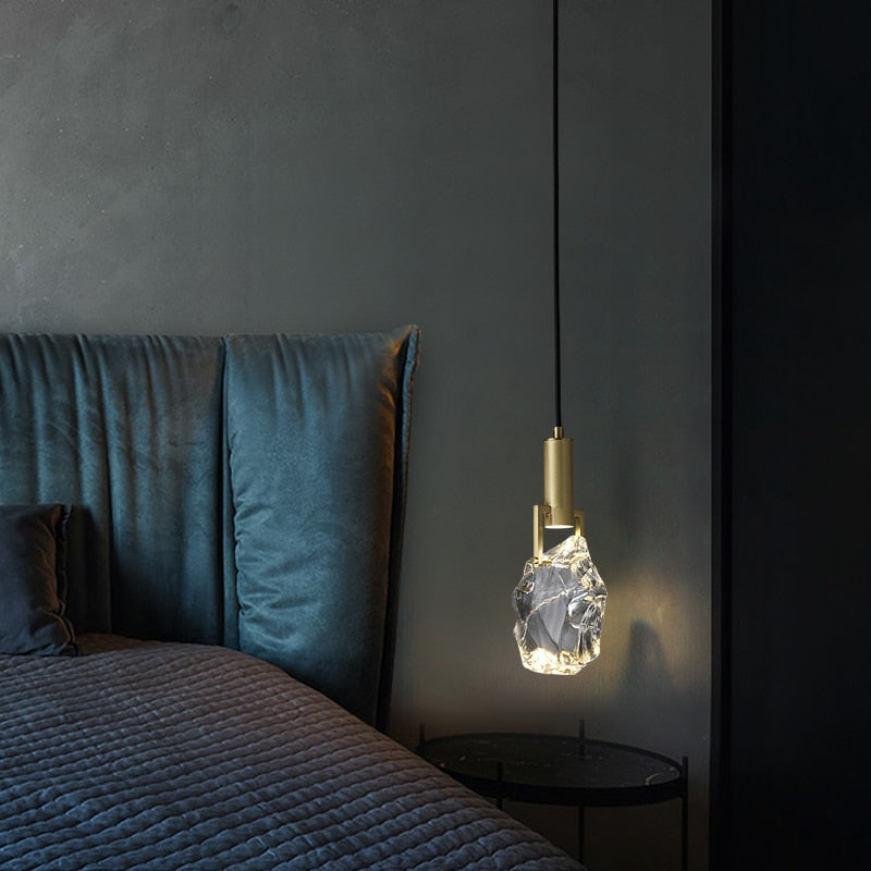 Kristy Moderne LED Crystal Hanglamp Geel Metaal/Crystal Eetkamer