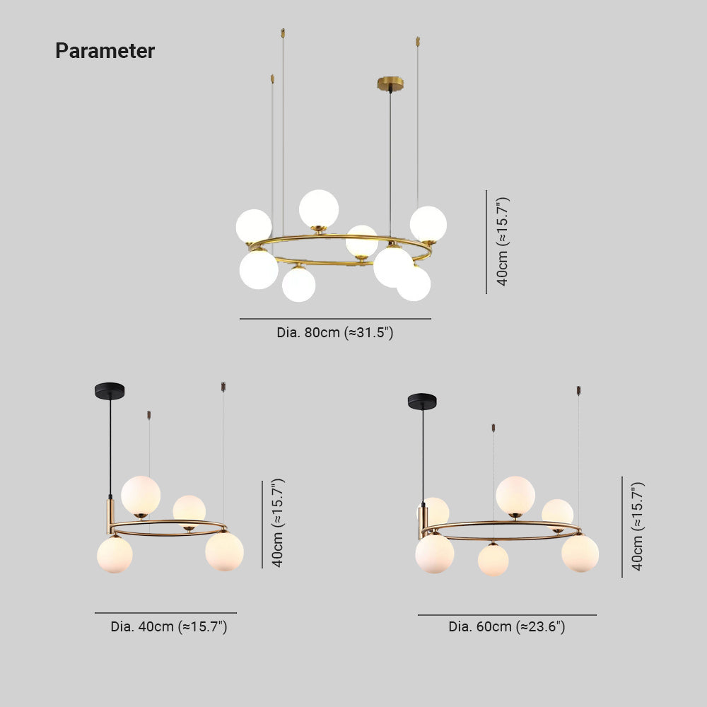 Valentina Nordic Ring Toverboon Hanglampen Zwart/Goud Metaal