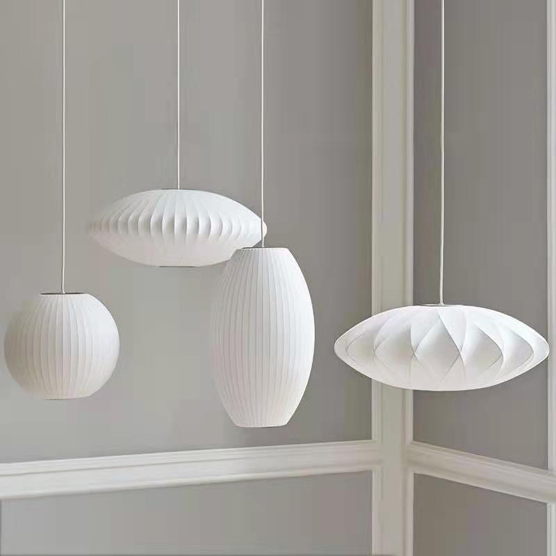 Renée Moderne LED Hanglamp Metaal/Kunstzijde Wit Slaap/Woon/Eetkamer