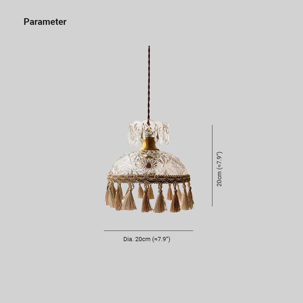 Eryn Frans Middeleeuws LED Hanglampen Glas Slaapkamer/Woonkamer