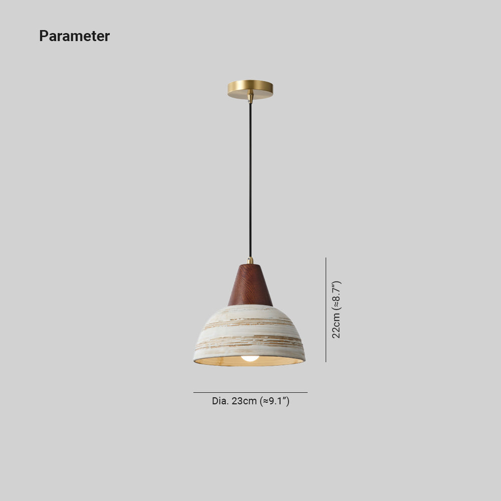 Ozawa Scandinavisch LED Hanglampen Metaal/Céramique/Hout Slaapkamer