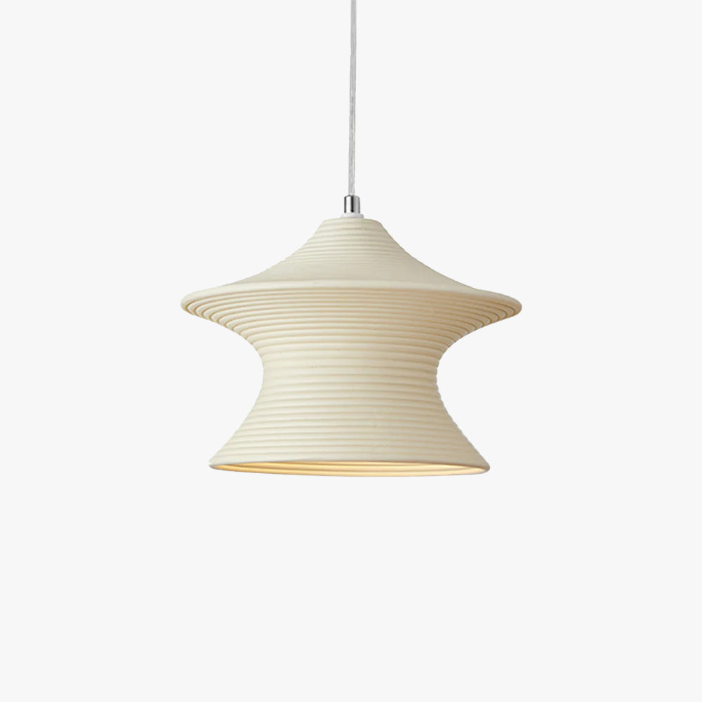 Hailie Minimalistisch Art Hanglampen Hars Wit/Beige Slaapkamer/Studiezaal